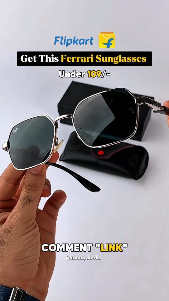 Follow & Comment "LINK" I'll send you the links
.
Do not forget to follow Me otherwise you won't get Links!
.
#sunglasses #goggles #flipkart
#flipkartfinds #flipkartsale #trending #viral #explore #viralvideos #explorepage✨  #ootd
