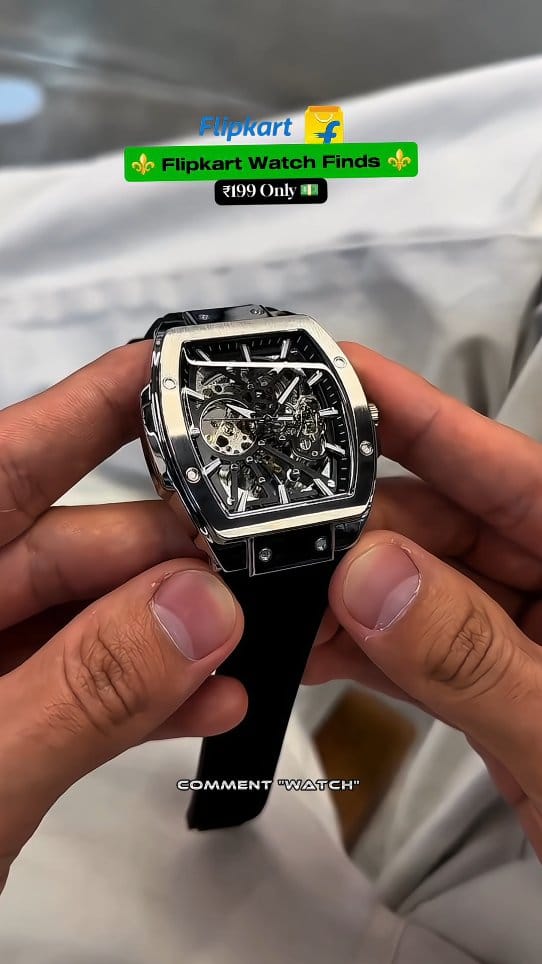 • Comment "WATCH" or Send This Reel To Me 📌
.
Do not forget to follow Me otherwise you won't get Links!
.
#trending #viral #explore #viralvideos #explorepage✨ #meeshoofinds #flipkartfinds #ootd #watches #watch #watchesformen #patekphilippe #wishlinked #viralvideos #viralreels #watchesessentials #manlylooks
