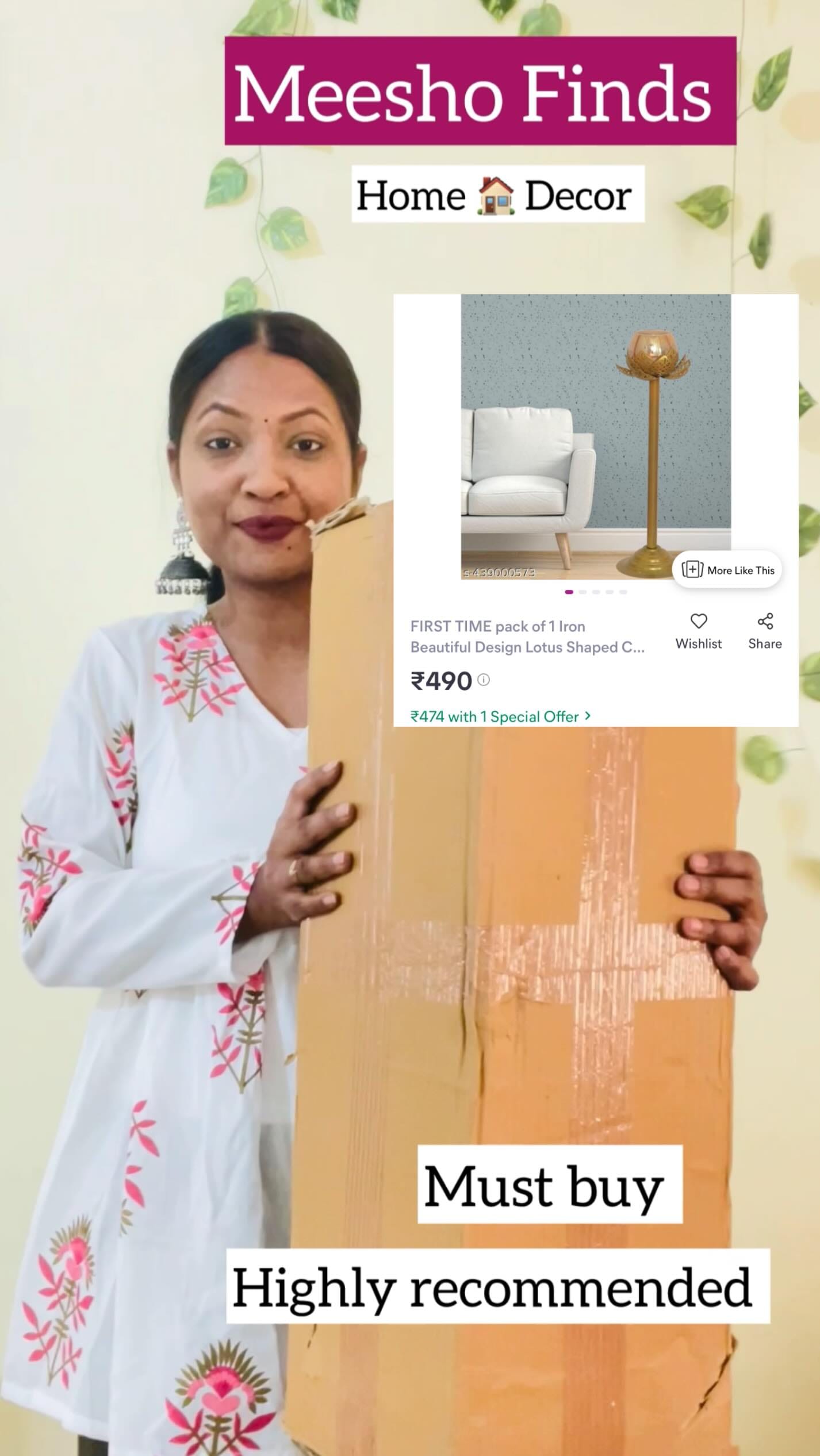 Follow & Comment Dm/ pp for link 🔗 @meeshoapp #meeshocreator
#homedecor
#homedecoration #decoritems #meeshohomedecor
#meeshofinds
#meeshofashion
#meeshohaul
#meesho #meeshoapp
#meeshoshopping #whatiorderedvswhatigotreels