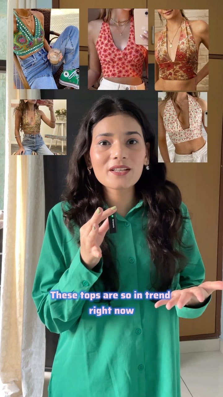 Meesho Beachy Top💗