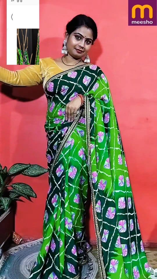 Comment down for saree Link ( pp, link, dm ) 
#meeshouniquefinds #meeshogreensaree #meesho #meeshoreel #meeshosaree #sawan #harisaree #greensaree #meeshohonestreview #wishlink #wishlinked