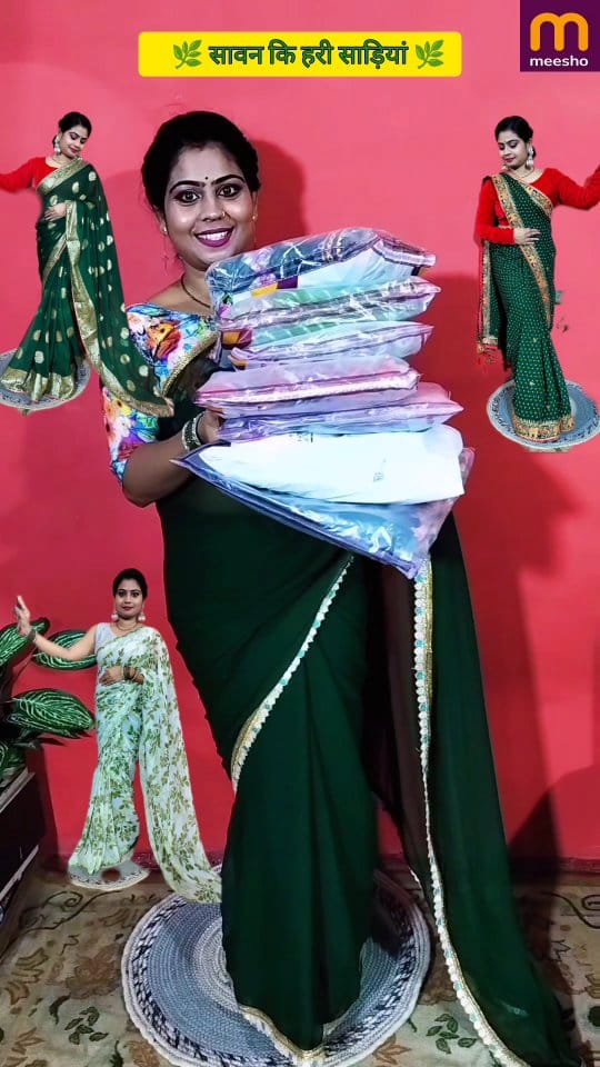 Comment down for sarees link ( pp , link, dm )
#meesho #meeshosareehaul #meeshogreensaree #meeshofinds #meeshotryonhaul #greensaree #💚 #trending #sawan #fyp #wishlink