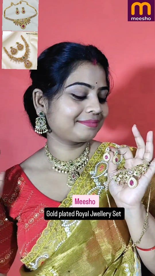 Comment down for link ( pp,dm,link)
#meesho #meeshojwellery #meeshogoldplatedjewellerysethaul #meeshofestivefinds #meeshoroyaljwellery #wishlink