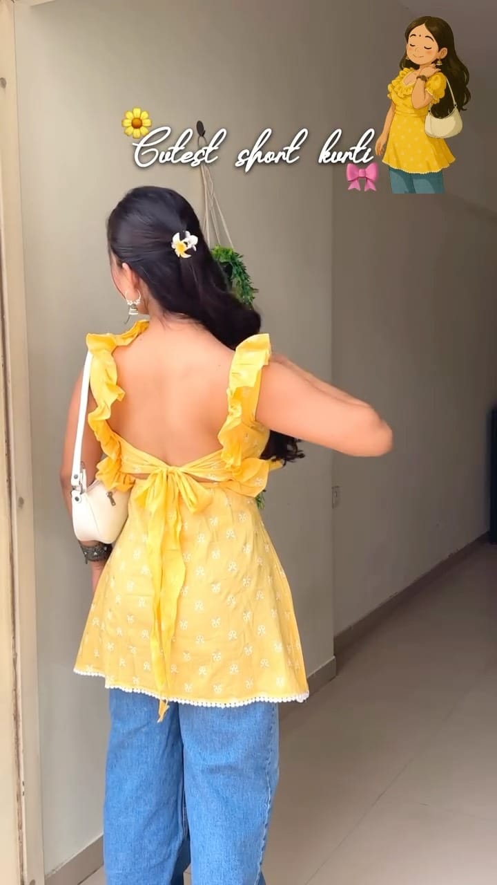 Felt cute in the kurti 🥹. This kurti has my heart 💛.
I am wearing size S .
Comment “link” or share this reel to me for direct link 🔗 .
I cant send you the link until you follow me .
Follow @nandini_.gadekar for more 💕.
.
.
.
.
[short kurti , butter yellow , cotton kurti , trending , fashion, kurta , kurti , a line kurti , kurti jeans , desi fit , desi outfit , desi look , ootd , fit check , desi outfit inspo ]