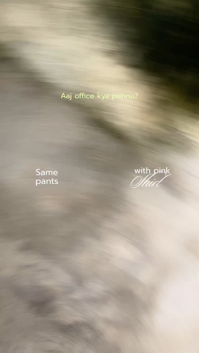 I know the heels would have slayed more but I chose comfort today>
🎀🪿Outfits deets:
Pants: @hm 
Shirt: local market
Comment “link” for links🔔
.
.
.
.
.
#AajOfficeKyaPehnu #GRWMForWork #CAArticleship #IndianOfficeStyle #SimpleWorkFits #ArticleshipDiaries #ModestFashionInspo #EverydayOfficeLooks #explorepage✨ #trendingreelsindia #fyppppppp