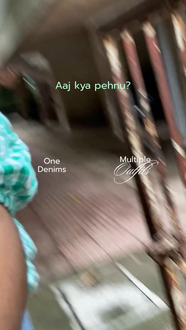These denims SLAYY! Fav for a reason🪿🍃🫵🏻
🌴🍋‍🟩outfit deets:
Pants: @savana 
Top: @flipkart 
Comment “link” for links🔔
.
.
.
.
.
#AajOfficeKyaPehnu #GRWMForWork #CAArticleship #IndianOfficeStyle #SimpleWorkFits #ArticleshipDiaries #ModestFashionInspo #EverydayOfficeLooks #explorepage✨ #trendingreelsindia #fyppppppp