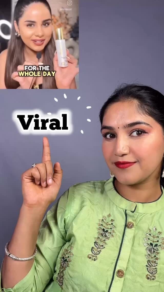 ✨ Say hello to flawless, long-lasting & germ-free makeup! 💦
In this video, I’m reviewing the Perenne Setting Spray and Makeup Disinfectant Spray — two absolute must-haves for your makeup kit.
They not only lock in your look for hours but also keep your brushes, sponges & makeup products clean and safe! 💋
.
.
If you love dewy, smudge-proof, and hygienic makeup — this one’s for you! 💄
👇 Watch till the end for the results and my honest thoughts.
🌸 Product: Perenne  glow booster Setting Spray & Makeup Disinfectant Spray
💰 Affordable | Skin-Safe | Long-Lasting
📍 Don’t forget to like, comment & subscribe for more makeup hacks, reviews & beauty finds every week!
.
.
Products uswd
Perenne setting spray review
Best makeup setting spray India
Long lasting makeup fix
Makeup disinfectant spray
Perenne beauty products
Makeup hygiene essentials
Setting spray for oily skin
Makeup fixer for glowing skin
Travel friendly makeup spray
.
.
#PerenneBeauty #MakeupSettingSpray #MakeupDisinfectant #PerenneReview #MakeupHygiene #MakeupFixer #GlowingSkinSecrets #LongLastingMakeup #MakeupEssentials #BeautyCareRoutine #MakeupMustHave #IndianBeautyCommunity #MakeupForAllDay #FlawlessFinish #MakeupSprayHack #BeautyOnTheGo #CleanBeautyIndia #HydratingSettingSpray #MakeupRoutine2025 #ViralBeautyFind 
Smudge proof makeup hack