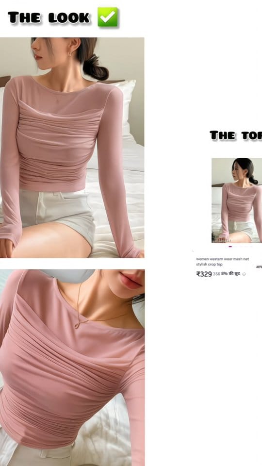 Follow & comment for link 🖇️ 
.
.
.
.
#aesthetic #explore #meeshofashion #instagramreels #foryou #meeshofind #trendingcolors #aestheticlook #meeshotop #fyp #instalook #inspiredoutfit #pinterestoutfit #pinterest #top