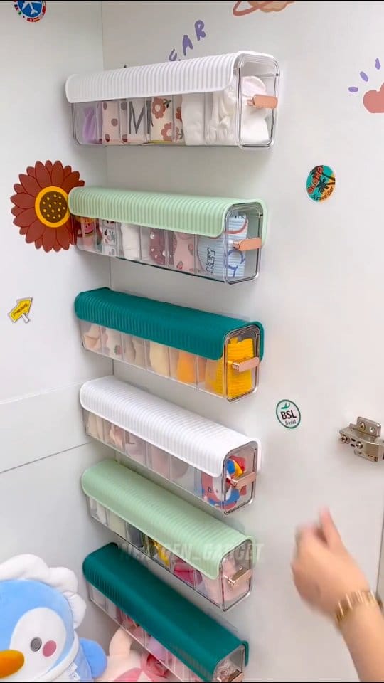 Comment for Link 😎
Say goodbye to LOST socks and tiny essentials! 😳✨
This smart organizer sticks inside your wardrobe without drilling and keeps your socks, underwear, and handkerchiefs perfectly sorted.
Clean look, more space… one gadget that changes everything!