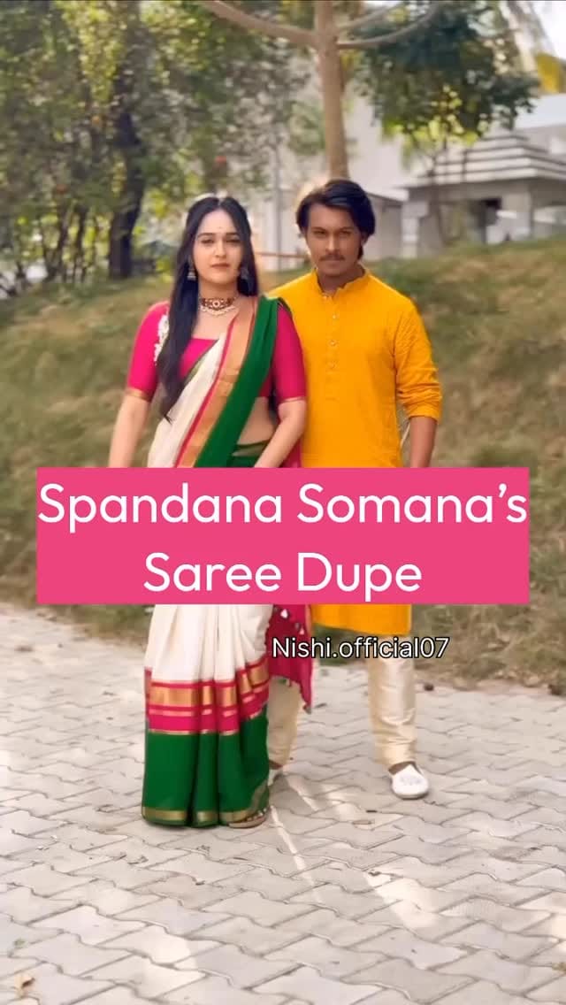 Saree dupe inspired by Spandana Somanna❤️
Comment down below for product links 🌸
Links are also available in bio❤️
.
.
.
.
.
.
.
.
.
.
.
#myhaul #fashionstyle #fashionblogger #fashionlover #fashionista #viralvideo #trending #trendingreels #reelsinstagram #reelitfeelit #onlineshopping #shoppingtime #shoppingtips #shoppingaddict #shoppingideasforyourgirlfriend#spandana #spandanasomanna #spandanasomannafanclub #spandanasomannafans