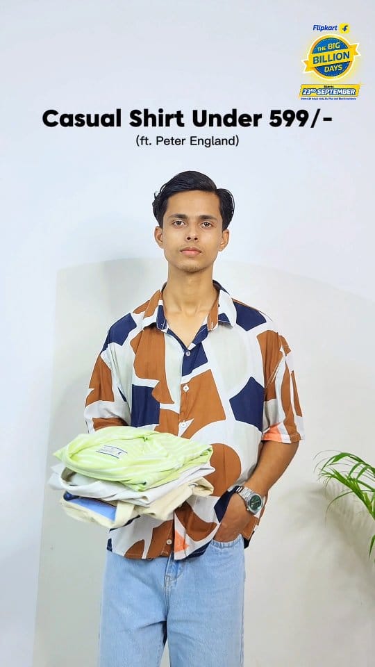 💥 Flipkart Big Billion Days = Big Style Upgrade 💥
Casual -shirt (under ₹599) styled in 3 different looks 👕🔥
Who said budget shopping can’t be stylish? 😉
Comment "link" I'll share link directly to your dm 
🛒 Shop smart, look sharp – only on #FlipkartBigBillionDays ✨
#Flipkart #BigBillionDays #Wrogn #WrognPolo #BudgetStyle #MensFashion #OOTD #AffordableFashion #StyleOnABudget #FlipkartFashion #3Looks1Polo #Under500Style