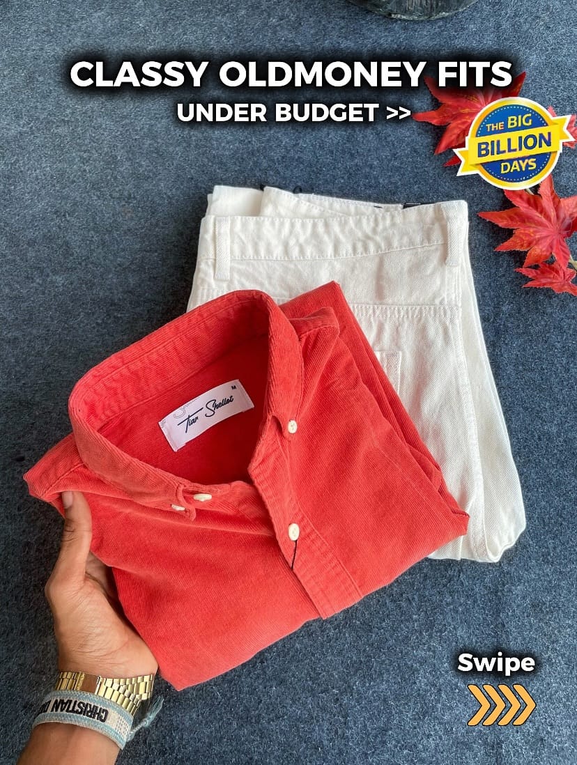📍💌Cmt “Outfit” for link 🔗 
⚠️Save for later
.
.
.
#fyp #explorepage✨ #officialstylomen #menswear #mensfashion #mensessentials #leninshirt #valvetshirt #fypage #bigbilliondays #flipkartfinds2025❤️ #greatindiandandiyafestival