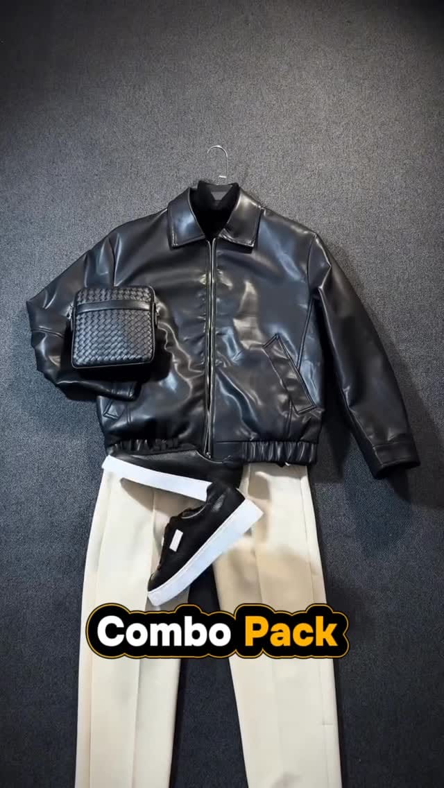✅Step 1️⃣ Follw Me 
✅Step 2️⃣Cmt “Combo” 🚀 for link 🔗 
No Follw = No link ❌
⚠️Save for later
.
.
.
Follw @officialstylomen for more ❤️‍🔥
.
.
🔥 Men’s Viral Winter Celebrity Combo Pack 🔥
Step into this winter season like a true trendsetter with our exclusive men’s fashion combo — featuring a premium leather jacket, stylish Korean pants, and statement shoes designed for the modern man who owns every moment. 💥
✨ What’s Inside:
	•	🧥 Leather Jacket: Premium finish, perfect for winter street style.
	•	👖 Korean Pants: Trendy, tailored fit with that sleek Seoul vibe.
	•	👟 Shoes Combo: Built for both comfort and attention.
#mensfashion #winteroutfit #leatherjacketmen #koreanpants #celebritylook #mensoutfitideas #officialstylomen #explorepage✨ #menswear #streetstylemen #menstyleinspo #winterfashion2025 #koreanstylemen #outfitgoals