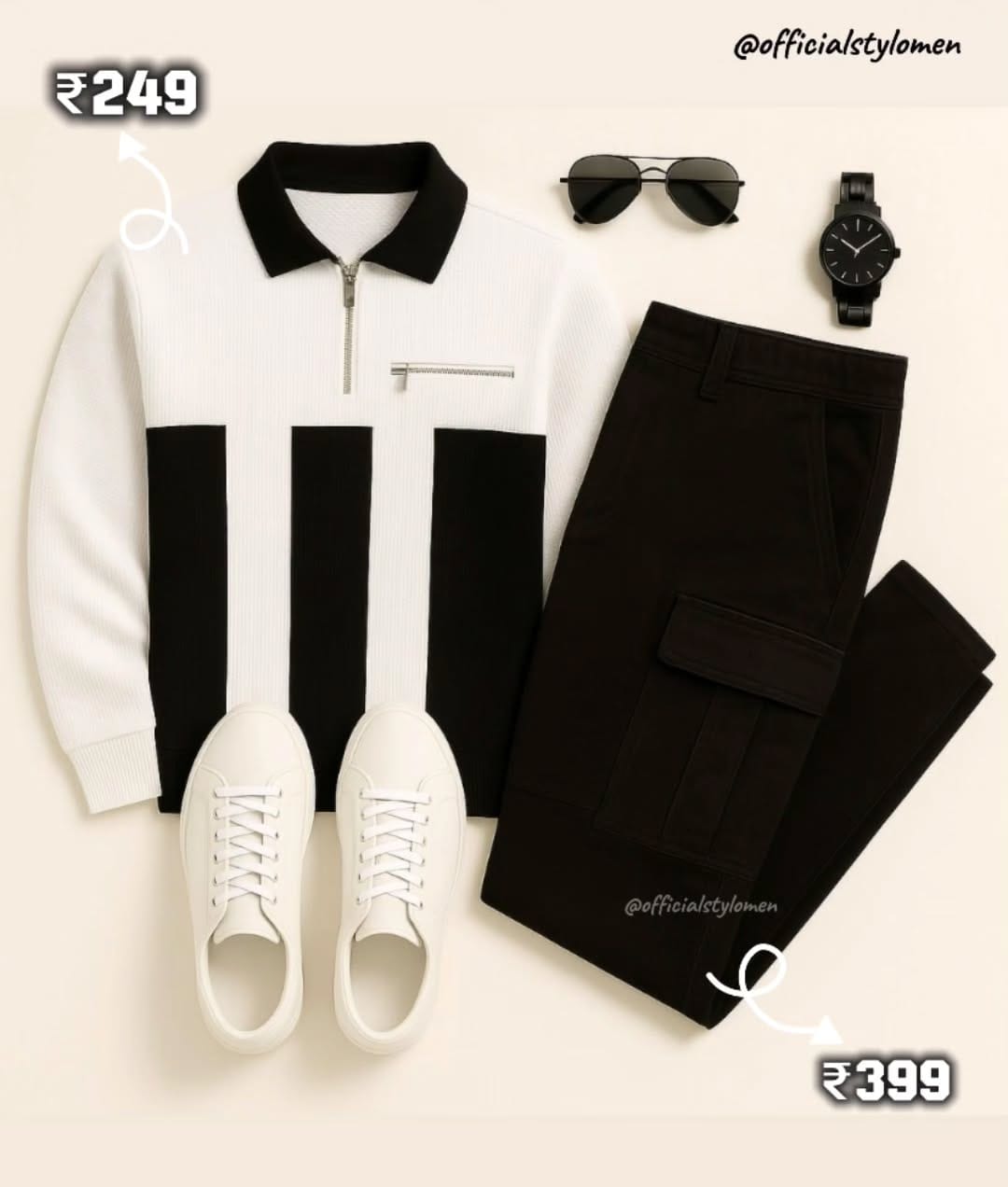 ✅Step 1️⃣ Follw Me 
✅Step 2️⃣Cmt “Combo” 🚀 for link 🔗 
No Follw = No link ❌
⚠️Save for later
.
.
.
Follw @officialstylomen for more ❤️‍🔥
.
.
Step up your fashion game this season with our Men’s Viral Full-Sleeve Phi Polo T-Shirt — paired with Premium Cargo Pants and Denim Jeans for that perfect balance of streetwear and sophistication 😎.
Whether you rock it with slides or shoes, this combo screams modern men’s fashion goals 💯🔥
#mensfashion #menswinterfashion #officialstylomen #explorepage✨ #mensstreetstyle #mensstyleinspo #ootdmen #fashionformen #menswardrobeessentials #viralmenslook #afforɗablefashion #menswearindia #mensfashiondaily