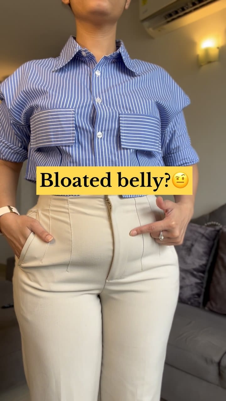 Trousers for bloated belly