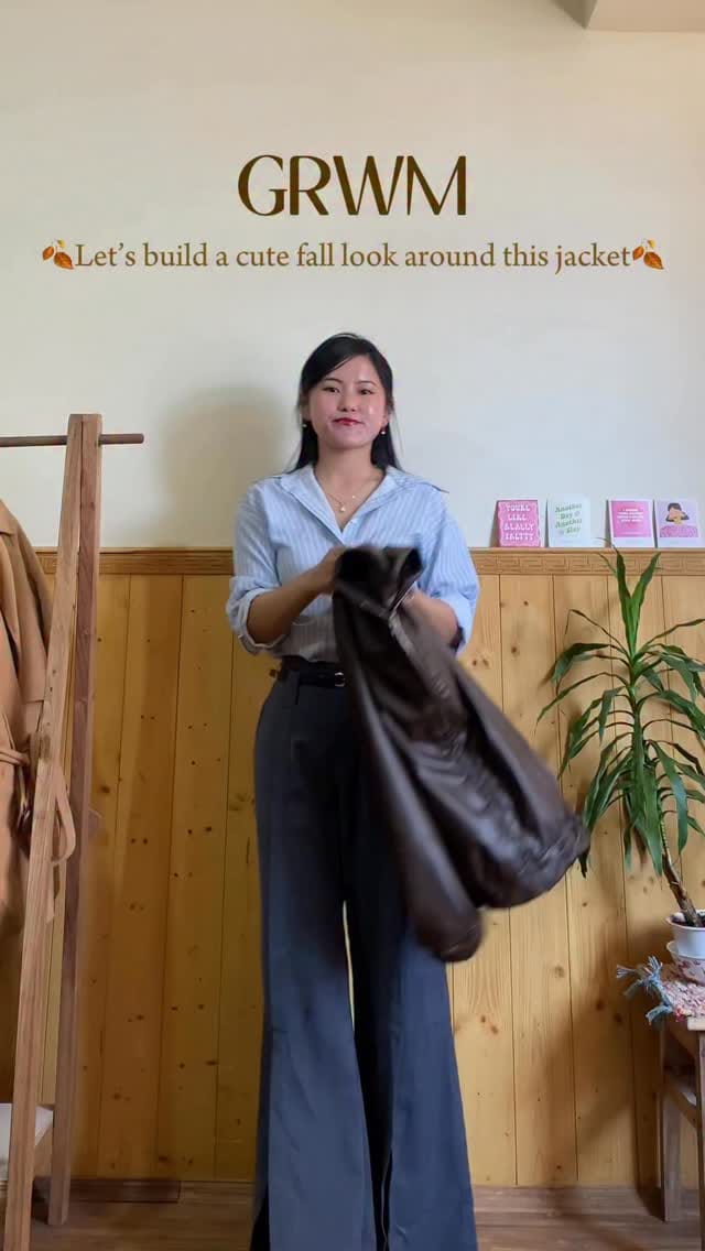 🍂comment “fall” or share this reel in my dm for links
Jacket: @savana (size: small)
Dress: @savana (size: small)
Bag: @mango 
Mary jane: @streetstylestoreofficial 
[Fall vibes only 🍂, this jacket = fall essential, obsessed with this cozy-chic look, Pinterest-worthy fall outfit ✨, layering season is here, outfit goals 😍, must-have for your autumn wardrobe, this look is giving major fall energy, cute & comfy fall fit, how to style your leather jacket this season, fall ready in 3…2…1 🍁, chic, cozy, and leather-licious, perfect for pumpkin spice season, outfit inspo you didn’t know you needed, casual but make it fashion,fallfashion, leatherjacketstyle, outfitinspo, falloutfitideas, cozychic, autumnwardrobe, streetstyle, ootdfall, layeringseason, falltrends2025, pinterestoutfit, casualchic, autumnvibes, outfitgoals, fashionreel, trendingoutfits, seasonalstyle, chicandcozy, fashioninspo, musthavejacket]
#fall #falloutfitideas #leatherjacket #fallfavorites🍂