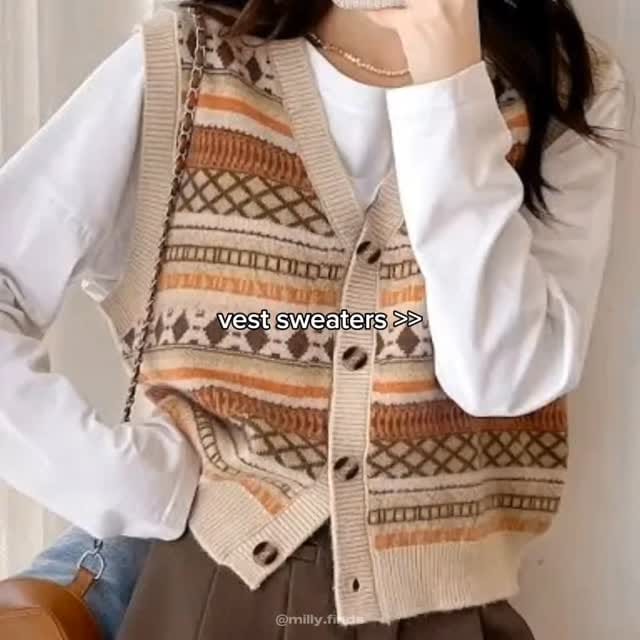 Comment 'link'/ DM me this reel 🫶🏻
follow for more !
#wishlinked #wishlinked👗 #vestsweater #vesttop #aesthetic #aestheticfashionlife #fashion #koreanfashion #reels #viral #ootd #outfitinspiration #fyp
