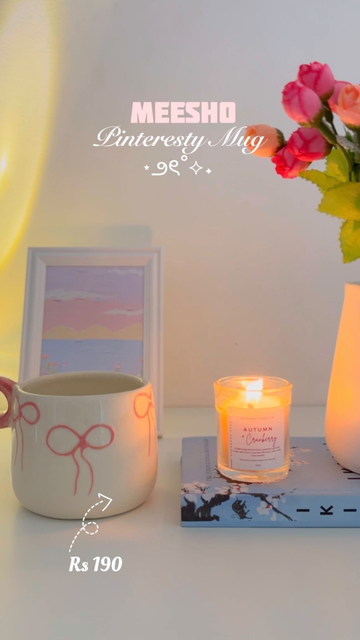 Comment for “link” for the product link🔗
Got this prettiest pinteresty mug from @meeshoapp only at Rs 187🎀
It is super cute and Pinterest coded🫰✨
•
•
•
🔎 Meesho Pinteresty mugs
Pinteresty mugs, Meesho haul, Meesho finds, Meesho Pinteresty, bow mugs, bow cups, ugc India, content creator India, viral reel, trending reel, pinterest inspired, mugs, cute mugs 
#bowmug #mugs #pinterestinspo #pinterestinspiration #meeshomusthave #pinterestaesthetic #meeshohomedecor #meeshohauls #cutemug #ugcindia #contentcreatorindia #viralreels #trendingreelsaudio #cutecup #viralvídeos #meeshomugs #meeshopinterestyfinds 
Liked it?✨