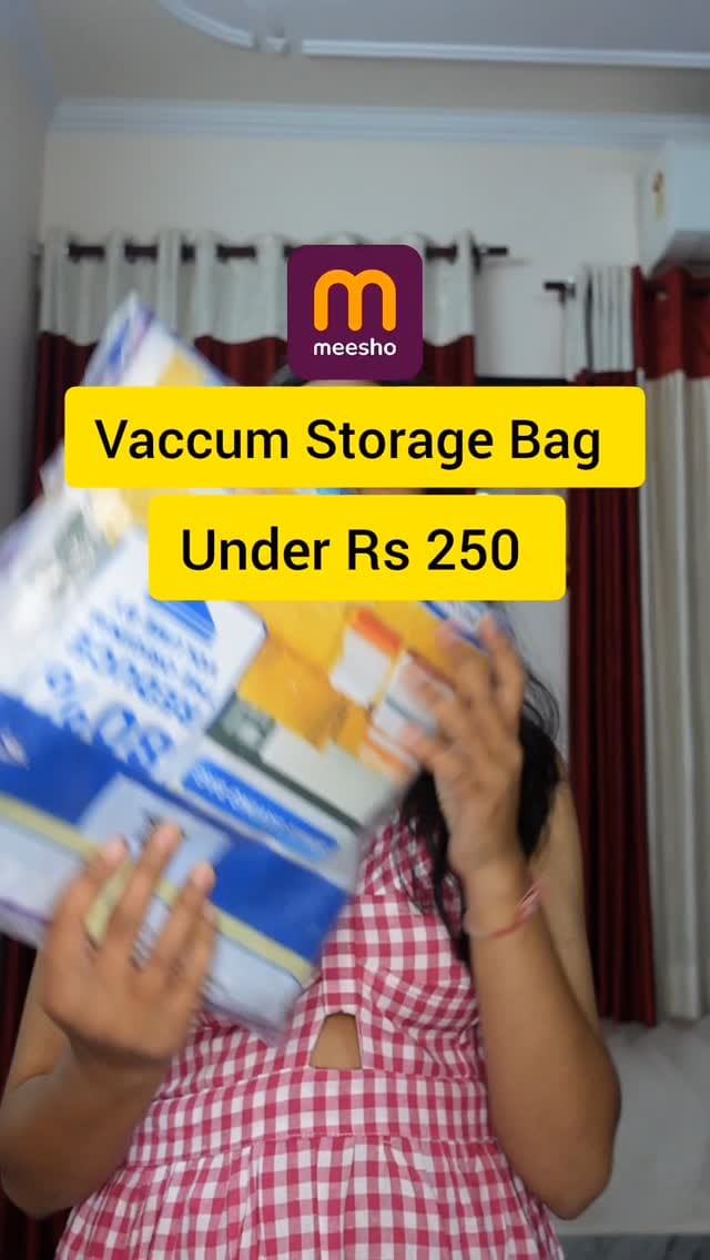 Vaccum storage bag