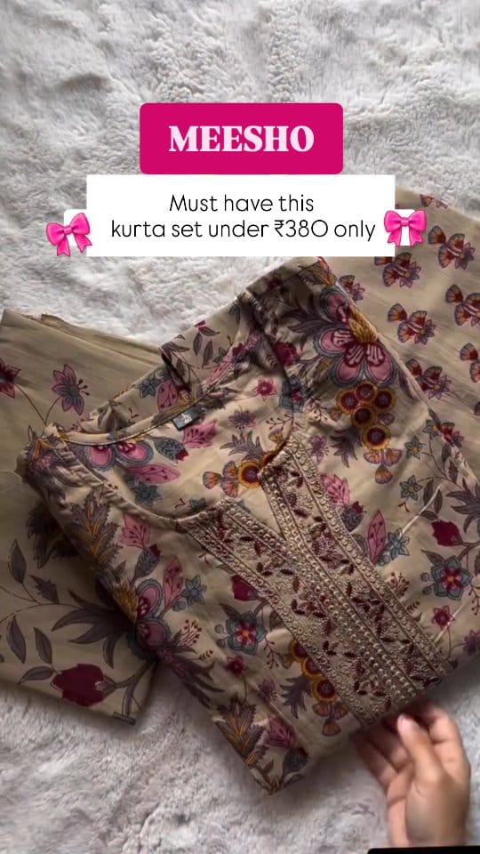 Comment Link
 or
 check "September links" highlights 🌷
Follow @trendy_x_fits for more amazing content
♡
♡
Meesho, Meesho Haul, Meesho Finds, Meesho App, Meesho Community, Foryoupage, Explorepage, Affordable Finds, Meesho, Saree , kurta set, kurti Collection, must have kurta sets
♡
♡
#MeeshoKurtaSet #MeeshoFinds #MeeshoHaul182 #MeeshoEthnicWear #AffordableFashionIndia #ReelTrendIndia #KurtiLover #Under500 #BudgetShopping #reelsgrowth #algorithm #trendingtopic #insights #likeme #reelstips #growyourinsta #instagrowthhacks #contentstratergy #boostemgagement
#instagood #goviral #viralreels2025 #reach #relatablereels