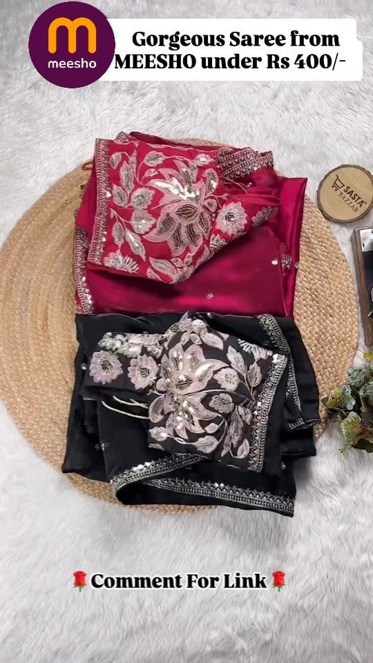 Comment LINK or check highlights 🌷
Note:- You will receive the blouse piece only with saree
Follow @trendy_x_fits for more amazing content
♡
♡
Meesho, Meesho Haul, Meesho Finds, Meesho App, Meesho Community, Foryoupage, Explorepage, Affordable Finds, Meesho, Saree , kurta set, kurti Collection, must have kurta sets
♡
♡
#kurtaset #kurticollection #kurtilover #musthave #trendingreels #meeshofinds  #pintrestyfinds #pintrest #meeshohaul #meesho #meeshoapp #meeshoshopping #pinkfinds #trendingaudio #trendingmusic #sareefashion #sareelove #saree #reelsinstagram #meesho #amazon #myntra #urbanic #instagram #explore #explorepage✨ #exploremore #trending #fypシ #fypppppppppppppppppppppppppppppppppppppppppppppppppppppppppppppppppppppp