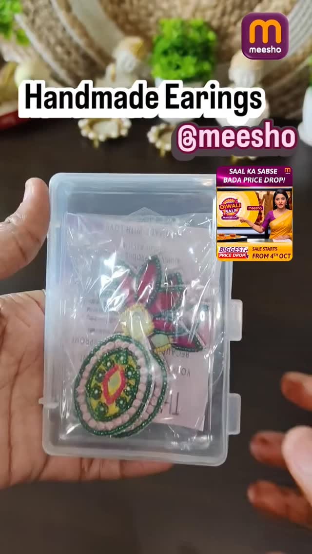 ✨ Shine bright this festive season with these Handmade Earrings 💖
Elegant • Lightweight • Traditional • Perfect for Diwali outfits & gifting 🎁🌸
🎉 Diwali Biggest Bumper Sale is LIVE — so shop now! 🛍️
Add a touch of tradition & trend to your festive look 😍
[Meesho, Meesho finds, handmade earrings, ethnic jewelry, festive accessories, diwali jewelry, traditional earrings, oxidized earrings, jhumka, elegant, classy, vibrant, lightweight, trendy, ethnic wear, festive look, budget-friendly, women fashion, Meesho Maha Diwali Sale, upto 80% off, Meesho app, shopping]
#meesho #earrings #handmadeearrings #jhumka #oxidizedjewelry #festivejewelry #diwalilook #ethnicfashion #festivestyle #traditional #classy #budgetfriendly #diwalivibes #festivedecor #meeshohaul #meeshotrendz #shopping #explorepage #diwalibumpersale #meeshofinds #diwalioffers #festiveseason