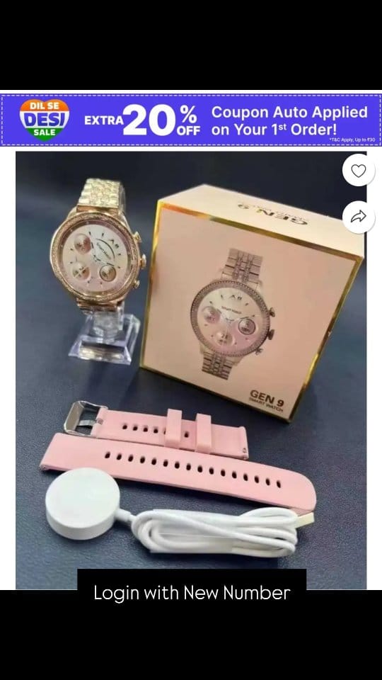 Most Beautiful Smartwatch for girls ! From @meeshoapp  @reviewby.rahul ❤️
#shorts #shopping #trending #trendinreels #viral #viralreels #reels #review #reelitfeelit #reelinstagram #explorepage ##aesthetic #amazon #feed #foryou #finds #meesho #meeshofashion #meeshoapp #meeshoshopping #meeshohàul #meeshofinds #musthave #pinterestinspired #smartwatch