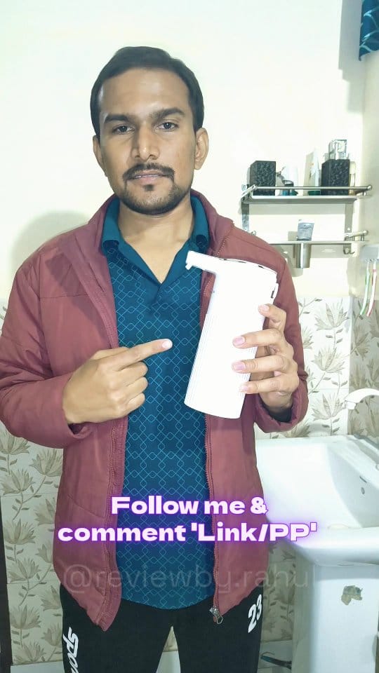 Haath dhona ab hua touch-free & smart ✨
Automatic Handwash Dispenser se bas haath aage lao…
aur perfect quantity mein soap mil jaata hai 🧼🤍
✔️ Touchless sensor technology
✔️ Hygiene + convenience dono ek saath
✔️ Kids, elders sabke liye safe & easy
✔️ Bathroom aur kitchen dono ke liye perfect
Ab germs ko haath lagane ki zarurat hi nahi 😌
Daily use ke liye ek smart upgrade ✔️
⚠️ Copyright & Fair Use Disclaimer:
All visuals, voice, and script in this video are original content created by @reviewby.rahul . Any kind of copying, re-uploading, editing, or reuse without permission is strictly prohibited and may lead to copyright action.
© @reviewby.rahul — All Rights Reserved
#automaticdispenser #handwashdispenser #hygieneathome #smartgadget #bathroomessentials kitchenfinds amazonfinds usefulproducts dailyuse touchfree cleanhands homeneeds reviewbyrahul instagadget viralproducts