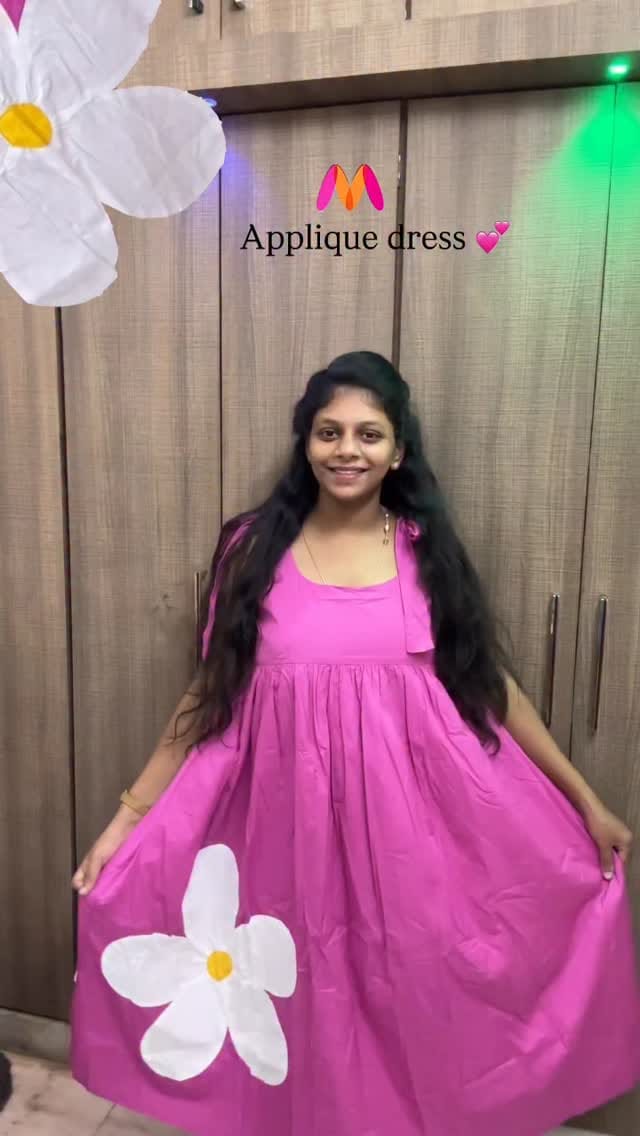 Dress @myntra 
#myntra #myntrafinds #applique #cotton #alinedress #myntrafashion #myntrashopping #reels #viral #explore 
Do you like these unique kind of dresses from Myntra ?