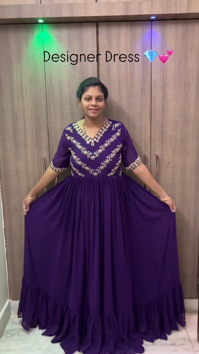 Designer dress @meeshoapp 
#meesho #meeshofinds #designer #dress #longdress #meeshohaul