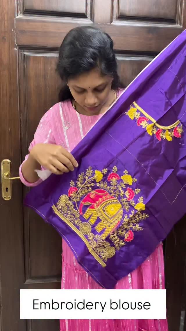 Blouse @meeshoapp 
#embroidery #blouse #meesho #viral