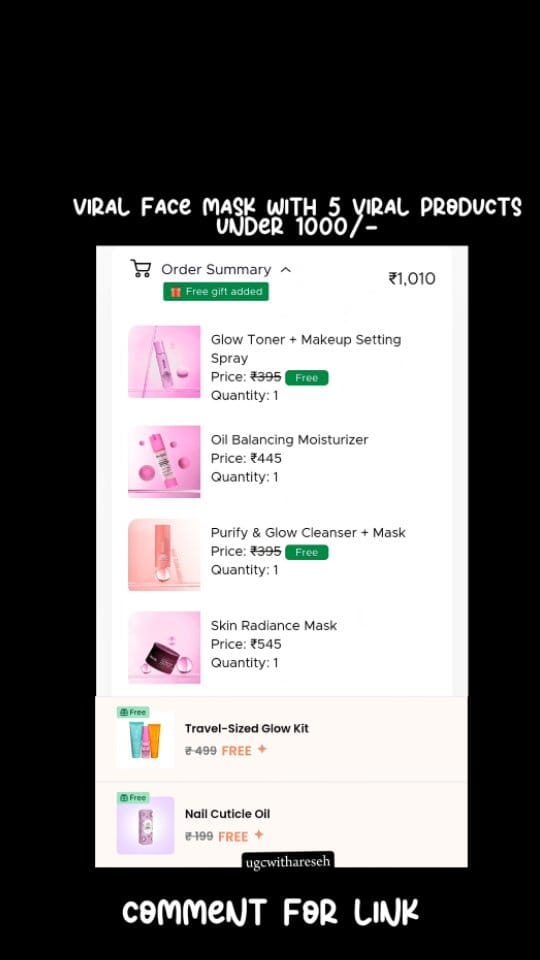 comment ‘link' for the link 🔗
(CUZ B2G2 SALE IS LIVE )
.
.
(Foxtale, makeup, viralsale , Foxtale) 
#fyp #koreanliptint #lipswatch #liptintkorea #longlastingtint #fyp #trending #affordablefinds #liptints #clioglam #clioliptint #koreanmakeup #glossylips #creators #ugcindia #ugccreators #unboxing #asmr #pinteresty #ａｅｓｔｈｅｔｉｃ #foryoupage #foryou #browngirlfriendly #swatches #koreanlipstick #meltingbalm #lipgloss #clickstick