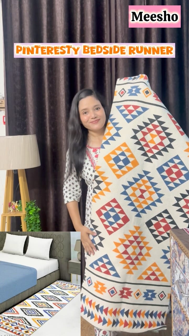 Comment link for direct link on your dm
@meeshoapp 
#bedsiderunners#bedside#decorfinds#meeshodecor#homedecor#homedecoration#tablecover#runner#instaviralvideo❤️❤️ #viral#viralreels#explore#explorepage✨