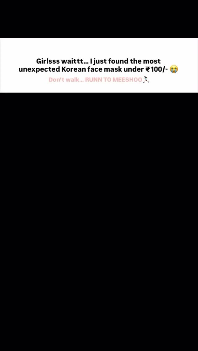 Comment for link 🔗 
#KoreanSkincare #GlowingSkin #FaceMaskLove #SkincareUnder100 #BudgetBeauty #SkincareAddict #BeautyOnABudget #ViralSkincare #SkincareFinds #SelfCareVibes #SkincareRoutine #OvernightMask #GlowUp #BeautyHacks #SkinCareGoals #AffordableLuxury 
#viralreels #budgetbeauty #meeshoproducts #meeshofinds #meesho @meeshoapp @medicube_global_official