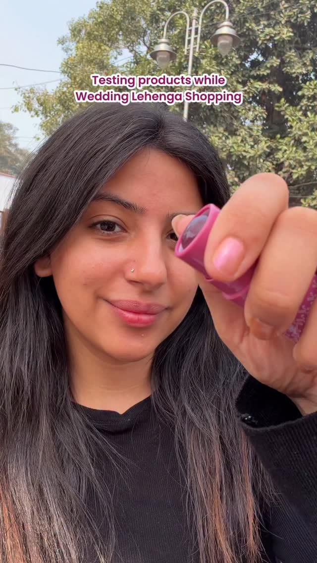 NotSponsored | #FreeGift
Jelly Lip & Cheek Popsicle Wand 
Shade: Berry Burst
Commercials "TINT" for the link 🔗 
.
.
.
[wedding shopping, chandni chowk, wedding lehenga shopping, lip and cheek tint, kay beauty lip and cheek wand, long lasting tint, glowy blush]
