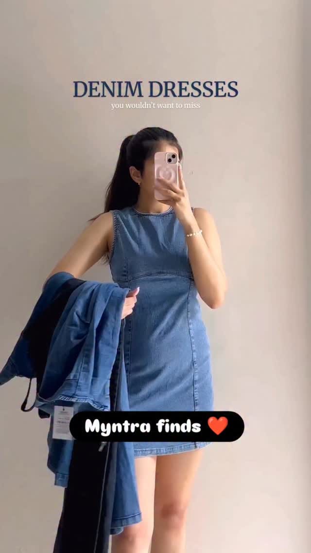 Denim Dresses 🤩 
Comment link for link 🖇️🖇️ 
#reelinstagram #fashion #myntrafinds #meeshofinds #amazon #flipkart #reelfeelit #fashioninsta #fashioninfluncer #partyweardress  #fashioninsta #flipkart # amazing #family #myntrafashion #fashionblogger.