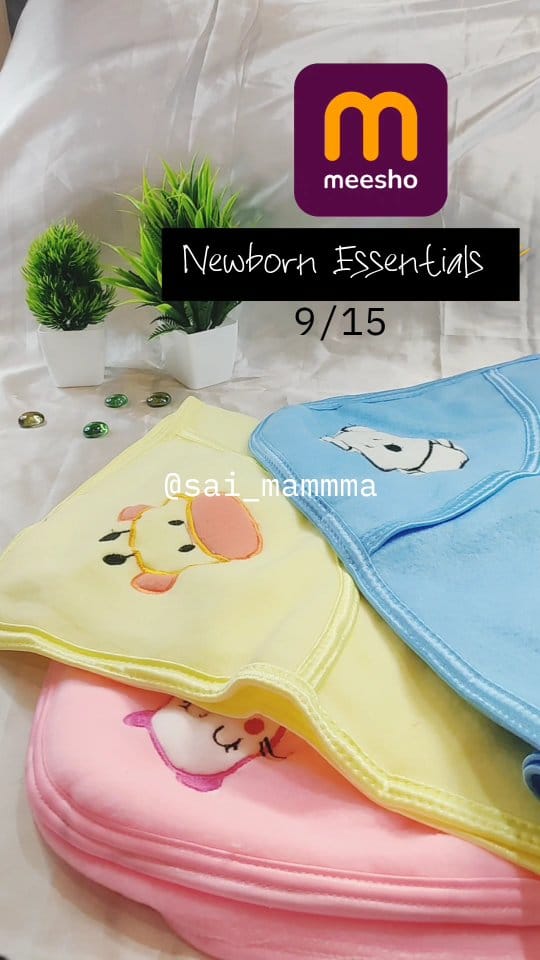 Pack of 3 Hooded Wrappers|| Newborn Essentials 
Do Follow and Comment LINK 🔗 
#meesho #meeshofinds #meeshotrendz #meeshohaul #meeshocommunity #meeshokids #meeshobabyproduct #newbornessentials #newborncare #babycare #wrapper #meeshoapp #babyfinds