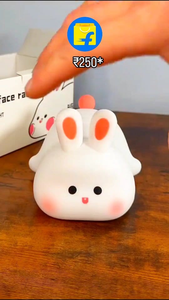 Rabbit cute night lamp 
#cutenightlamp #homedecpr #viralproduct