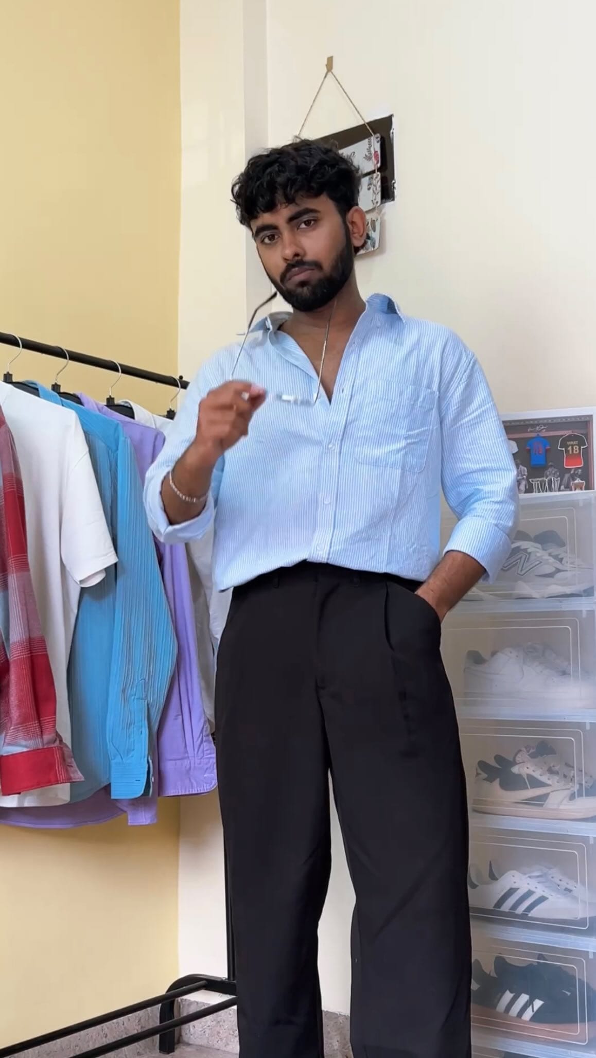 Your stripe obsession starts here!🙂‍↔️
Comment “Link” or share this reel to my Dm to get the link of shirt!🔗📩
@snitch.co.in @ss.creator.program 
#stripedshirt #shirtsformen #casualshirt #mensfashion #menswear #fashioninspo #fashion #oldmoney #formal #casual #snitchbestseller #snitchsquad #foryou #viral #trending #samslayzz 
Which Style did you liked the most??🤔⬇️
