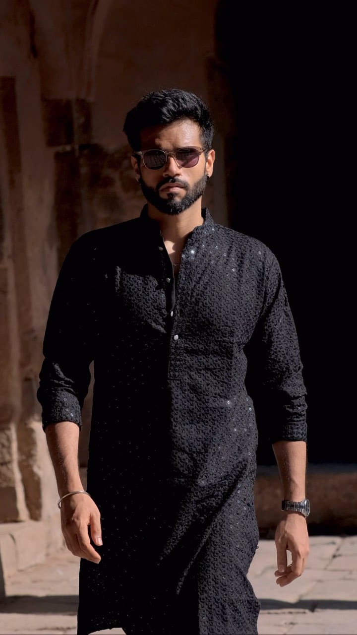 Black Kurta