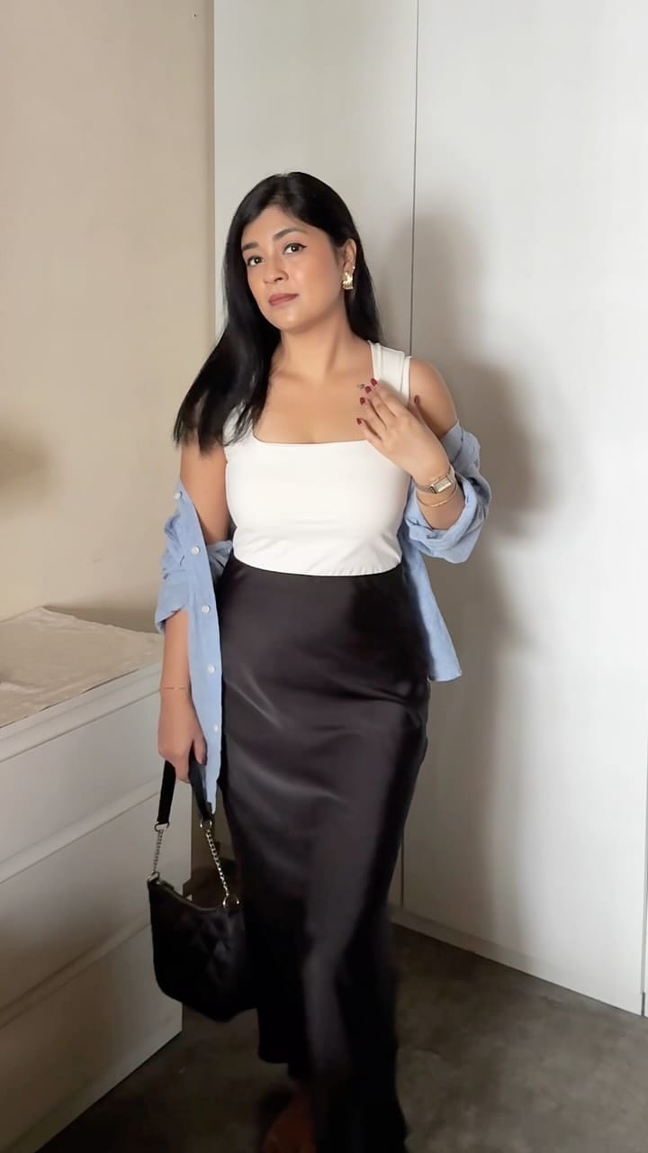 Comment “Link” 🩵 for outfit links 🔗 
.
Follow me for more such content 💕
.
.
.
.
.
.
( summer outfit, outfit ideas, Pinterest aesthetic, satin skirt, black skirt, white top, blue shirt, chic outfit, Old money outfit, ootd inspo, Pinterest outfit ideas)
#reelsinstagram #reelsfashion #outfitinspo #outfitideasforyou #pinteresttoreality #pinterestfashion #pinterestoutfit #getreadywithme #grwm #thatgirlaesthetic #summeroutfitideas #wishlinked #fypシ