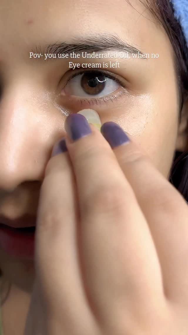 Whenever I run out of my usual eye serums or creams, I always go back to this oil-based blend — a mix of lavender oil and castor oil that someone once suggested to me (and it actually works). 💜
🌸Even though I prefer ready made version, you can always make it your own. 
Comment “eye” for the ready made product. 
This combination has roots in ancient beauty rituals, where natural oils were used to soothe, brighten, and nourish delicate skin — especially around the eyes. Lavender oil helps calm puffiness and improve circulation, while castor oil deeply hydrates and supports skin repair. Together, they make a gentle, effective fix for dark circles and tired eyes. 🌿
🌿 DIY Lavender–Castor Oil Blend for Under Eyes
Ingredients:
	•	Castor oil: 1 teaspoon (acts as the nourishing base)
	•	Lavender essential oil: 1 drop (no more than 1–2 drops per teaspoon of carrier oil)
Ratio:
👉 1 drop lavender oil : 1 teaspoon castor oil
That’s roughly a 1% dilution, which is perfect for the delicate under-eye area. 
Note: 🗒️ I don’t use it every day (twice a week)— just whenever I feel like my eyes need a little extra care — and it always brings that natural glow back.
If you’re thinking of trying it, you can:
💧 Use a ready-made product (like the one I’m currently using), or
🌸 Make your own — just make sure the consistency is light and never apply pure essential oils directly without diluting them properly.
You can also comment below if you want the link to the one I’m using right now — I’ll share it with you! 💫
#SkincareTips #DarkCircleRemedy #NaturalBeauty #LavenderOil #CastorOil #AncientSkincare #DIYBeauty #EyeCare