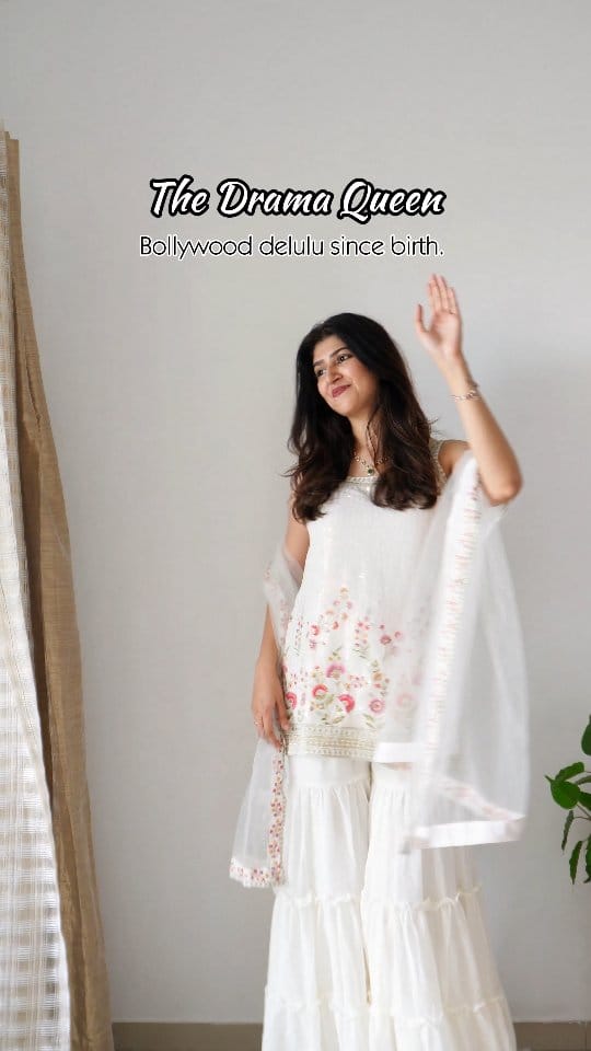 But we love them anyway 💁‍♀️🎬 I'm definitely the 1st and 3rd one!
Which one are you?
.
.
Comment below for the Links 🖇️🔗
#rakhioutfitideas #rakshabandhan #myntrafinds #kurtaset #wishlinked #sisters #typesofsisters #desigirls