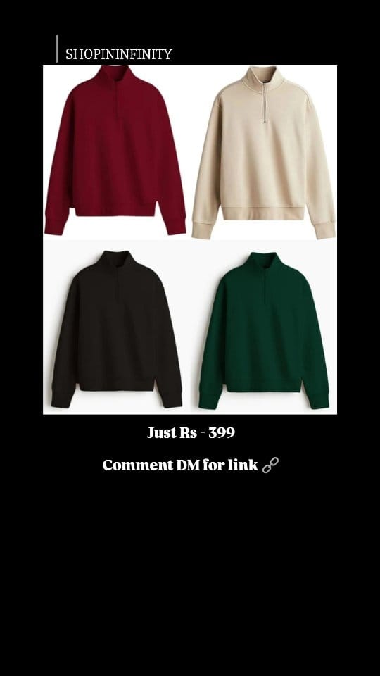 Men Full Sleeve Solid Sweatshirt