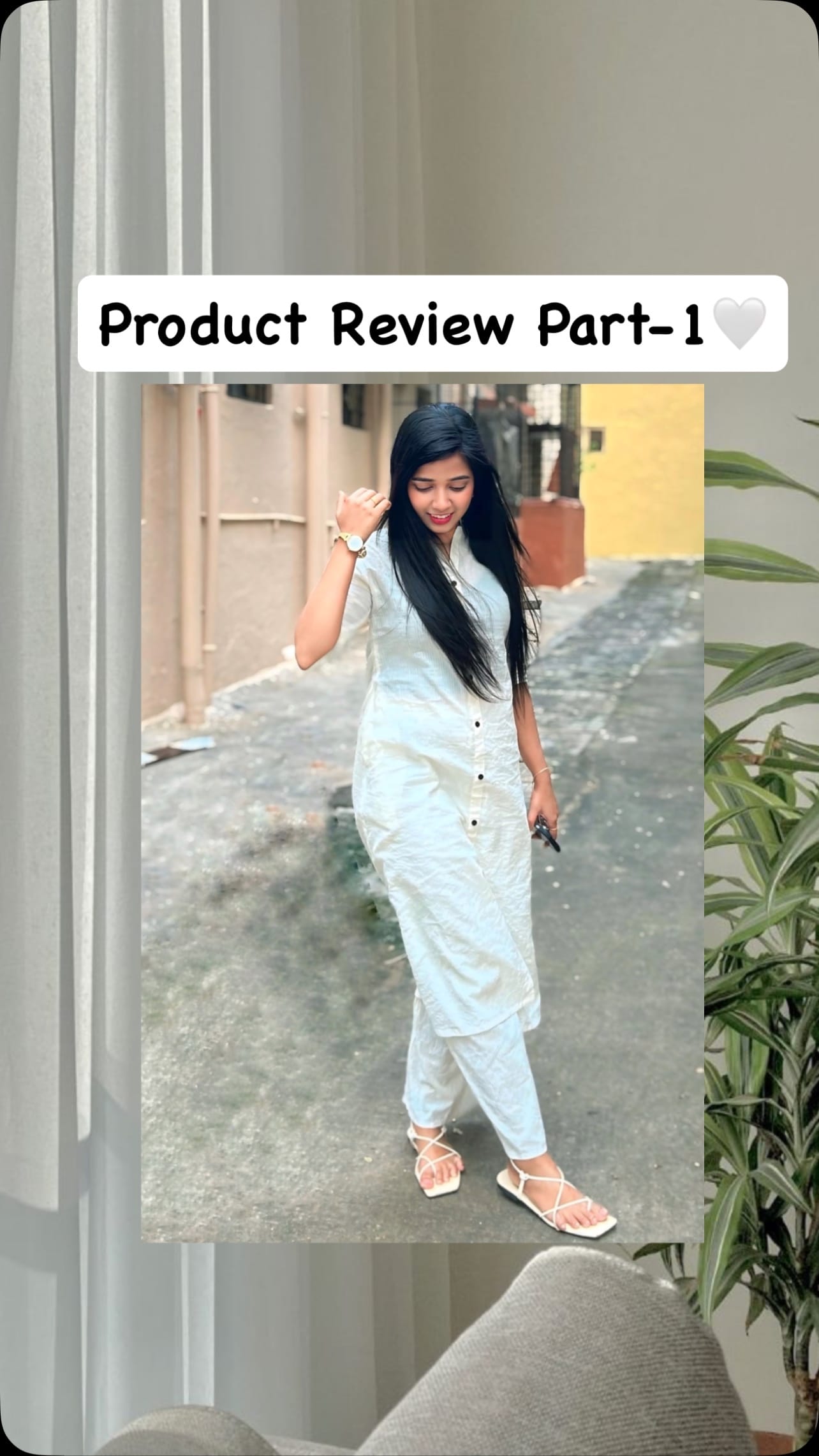 🌻Follow Me & Comment “Link” 
to & I’ll share you Dress link to your Message.🤗
Sharing my recent favourite
White Pure Cotton
Co-ord set with 2 Pockets🤗
Under ₹300🧿
Please don’t forget to follow my page✅
#shwekannadathi #affordablefashion #budgetfriendlykurtis #meeshohaul #meeshokurthi #partywear #officewear #kannadavlogs