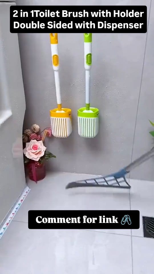Follow ✅ then comment for link 🖇️ 
#viralgadget 
#trendingreels 
#homedecore 
#amazonfind 
#toiletbrushholder