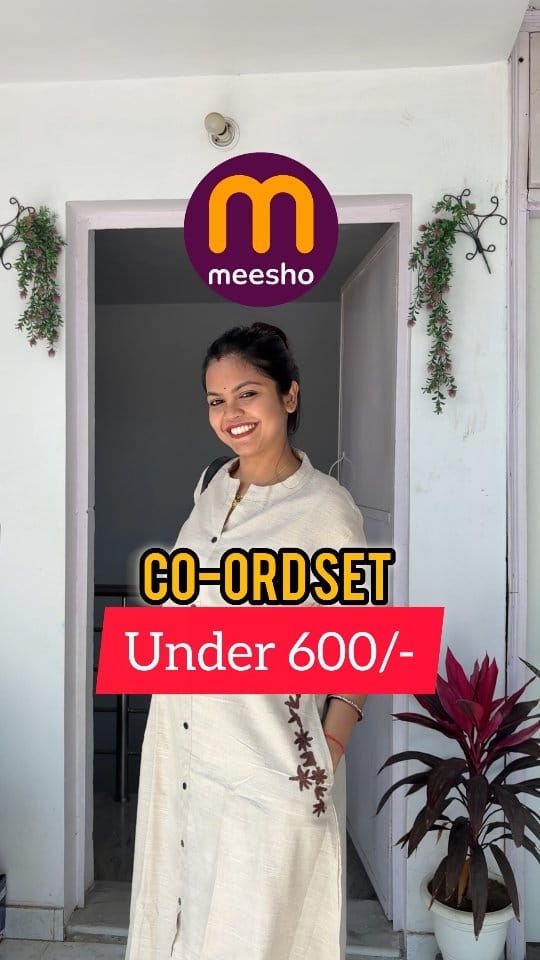🌼 When Comfort Meets Style : Co-ord Sets
Comment “Link” or Send this reel To me To get Link🌸
.
.
I got these beautiful comfortable and affordable summer season coord sets for every women from meesho….. so ladies just style in relax ☺️ 
.
.
[ meesho , meeshofinds , co-ord sets , summer , women fashion , style , outfits, coordset women , women wear, coord sets ]
.
#meesho #meeshohaul #meeshofinds #coord #coordset #summerfashion #summerstyle #womenfashion #womenwear