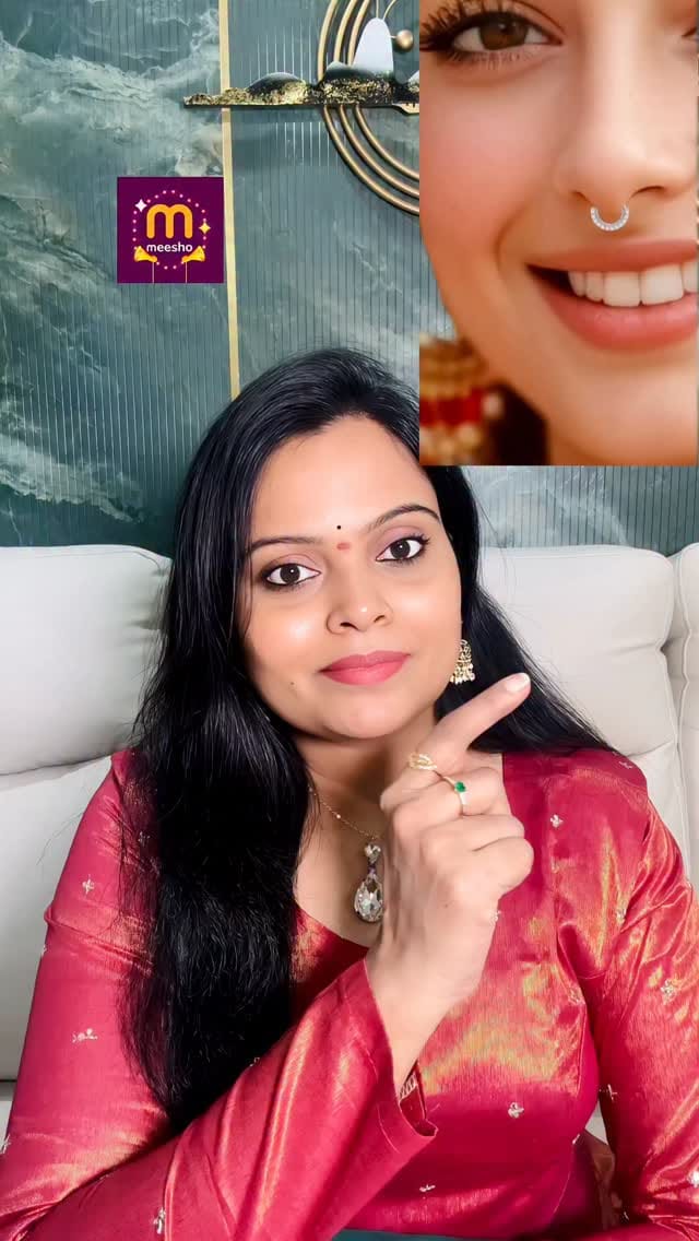 Center nose rings at ₹45 😱 from Meesho | comment for links 
.
.
.
.
.
.
#trending #viral #reels #explore #fashion #explorepage #reelsinstagram #instagram #jewellery #instagood #meesho #meeshojewellery #nosering #centernosering