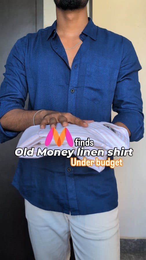 Comment SHIRT or share this reel ✨
Size I'm wearing 38
Follow for more videos @stayclassy_with_pravin 
.
.
.
.
.
.
.
#shirt #linenshirt #linen #oldmoneystyle #oldmoneylifestyle⚜️ #oldmoney #aesthetic #fash#styling #menswear #affordable #underbudget #stayclassy #myntrafashion #myntra #myntrafınds #onlineshop #outfitoftheday #ootd #outfitinspo #classy