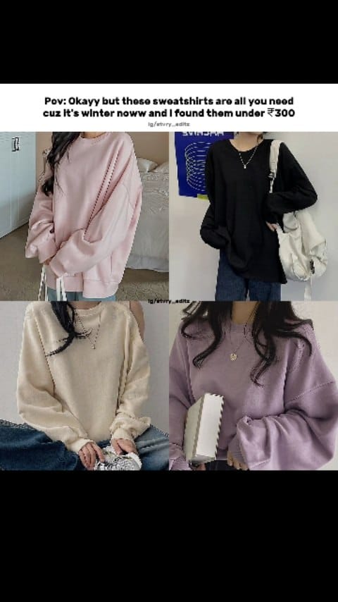Comment "dm" to receive links 🌷✨🔗 
.
.
#trending #aesthetic #sweatshirt